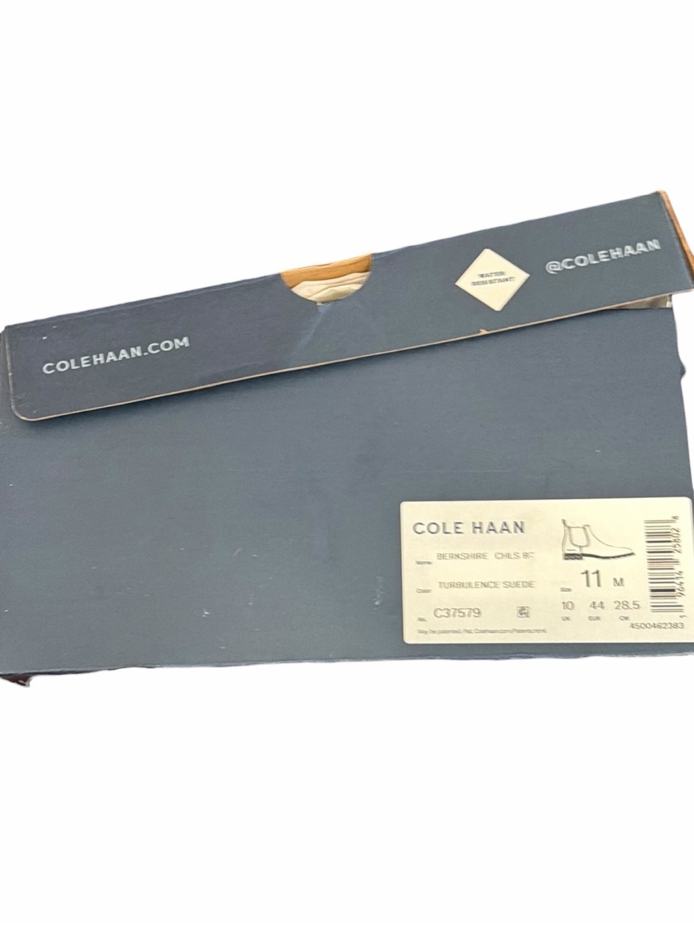 Cole Haan Berkshire Chelsea Boot Turbulence Grey Suede Men's Size 11 New In Box - Picture 7 of 8
